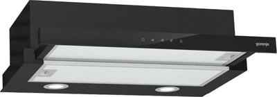 Витяжка телескопічна Gorenje TH 64 E4BG (450 м3/год, 2 швидк., сенсорне кер.) 229636