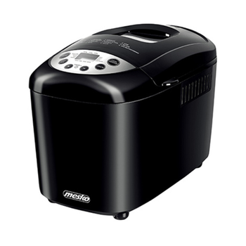 Хлебопечка для дома автоматическая Mesko MS 6022 Black электрическая печь на 15 программ с замесом теста с антипригарным покрытием ILAG