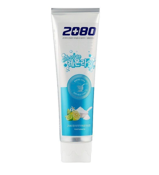 Зубная паста 2080 Baking Soda Lemon Lime Blue Toothpaste отбеливающая с лимоном и лаймом 125 г