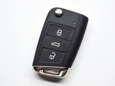 Выкидной ключ Volkswagen Golf 7 2012+ 3 кнопки 433Mhz 5G6959752AG ID49 OEM