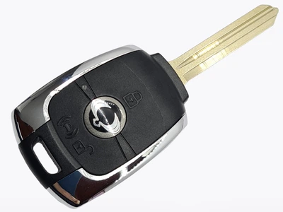 Корпус ключа с кнопками SsangYong 2 кнопки HYN-14R хром