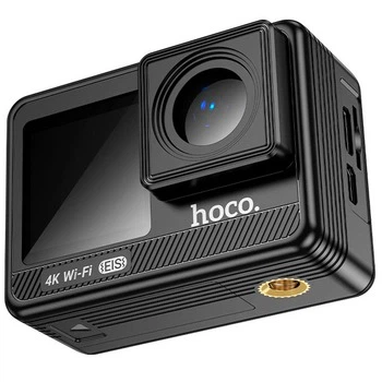 Экшн-камера Hoco DV102 4K Wi-Fi с защитой от тряски, съемкой 120fps и водонепроницаемым боксом (DV102)