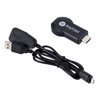 Медиаплеер AnyCast Miracast M100 4K 1080p 5G с Wi-Fi и двумя ядрами