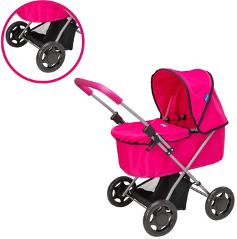 Wózek głęboki dla lalki Chicco Amore Dolls Pram Różowy (5050842405919)
