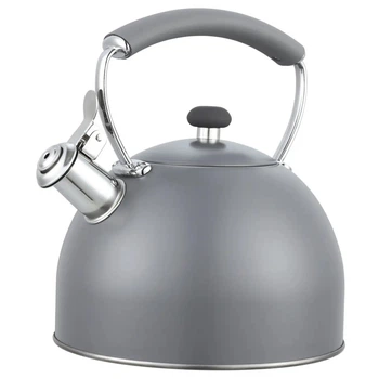 Чайник со свистком Gusto Грей со свистком GT-1419-28 2.8 л серый