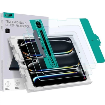 Защитное стекло ESR для iPad Pro 11'' (2024) - Tempered Glass (2 шт), Clear (4894240194904)