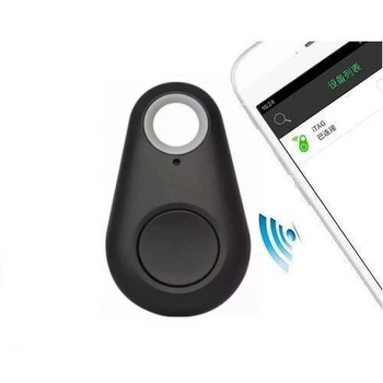 Bluetooth трекер брелок iTag для пошуку ключів та гаманця з функцією антизагублення 52x31x11 мм Чорний