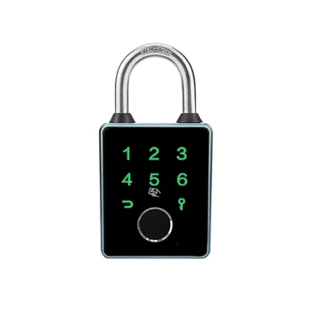Навісний замок з кодовим паролем відбитком пальця і Bluetooth (JDT-0846652)
