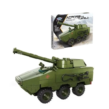 Конструктор детский.Игровой военный БТР ВСУ "Отаман" на 342 детали