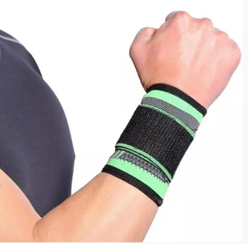 Еластичний бинт бандаж на зап'ястя Knee bands HSM-50227 Grey Нейлон (SN9QI2432)
