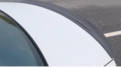 Спойлер LIP V4 (Обновление 1234, черный) для BMW 3 серии G20/21 (2018 и новее)