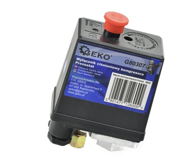 Реле давления компрессора Прессостат 240 В Geko (G80307)