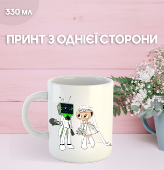 Кружка У Світі Денді Roblox Dandy's World з принтом керамічна чашка 330 мл Uk_614