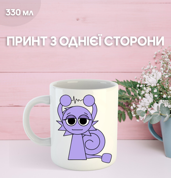 Кружка Спрунки Sprunki с принтом керамическая чашка 330 мл Uk_605