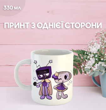 Кружка У Світі Денді Roblox Dandy's World з принтом керамічна чашка 330 мл Uk_613