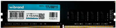Оперативна пам'ять Wibrand DDR4-2666 16384MB PC4-21300 (WI2666DDR4D/16GB)