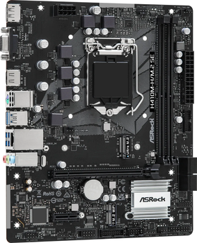 Материнська плата Socket_1200 ASRock H410M-H/M.2 SE (mATX, Intel H370, 2xDDR4)