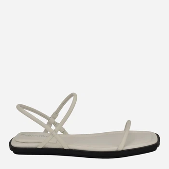Женские сандалии кожаные Calvin Klein 414792384 38 Белые (1159829201)