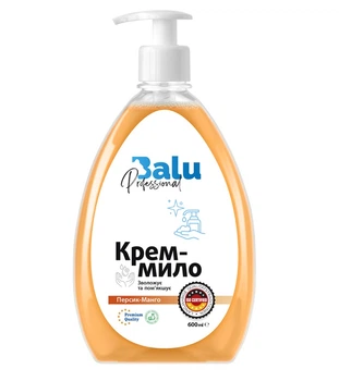 Жидкое крем-мыло Balu Персик-Манго флакон с дозатором 600 мл