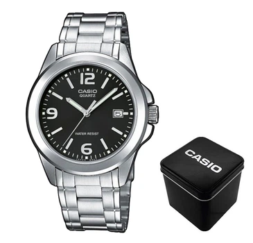 Мужские часы Casio MTP-1215A-1A Серебристые ( AT1141-0027 )