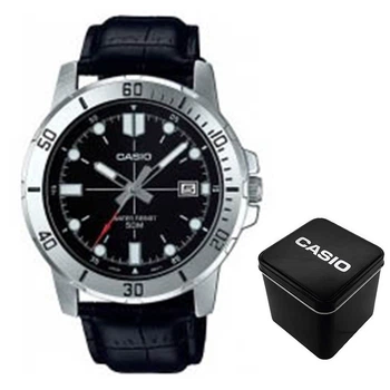 Мужские часы Casio MTP-VD01L-1E Серебристые ( AT1141-0325 )
