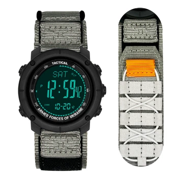 Годинник наручний Awarder 036 Compass UA Nylon Tactic Black-Grey