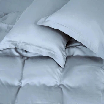 Простынь MirSon Tencel №04 Blue Полуторная 150х220 см (2200009369728)