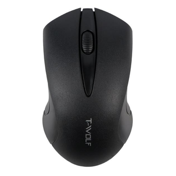 Беспроводная мышь TWolf Q2 2.4G, 1000DPI, 1xAA, Черный