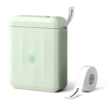 Портативный термопринтер для печати наклеек стикеров NIIMBOT D110_M Bluetooth 1500mAh Green (1AA56291608)