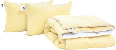 Набор MirSon №9518 Bio-Beige Одеяло зимнее Полуторное 140х205 Био-пух + Подушка 50х70 (2200010805123)