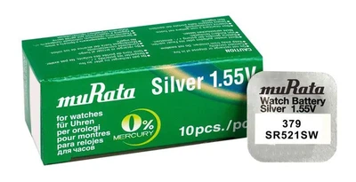 Батарейка в годинник muRata SR521SW 379 1BL