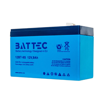 Аккумулятор свинцово-кислотный BATTEC 12BT-9S AGM 9А/ч 12В