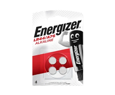 Батарейка лужна Energizer Alkaline LR44 PBL-4BL