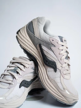 Кроссовки Saucony Progrid Omni 9 Premium S70740-18 45 (11 US) 29 см Light Grey/ Blue светло-серые (11111992)