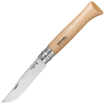 Ніж складний Opinel №12 Inox (довжина: 280мм, лезо: 120мм), бук