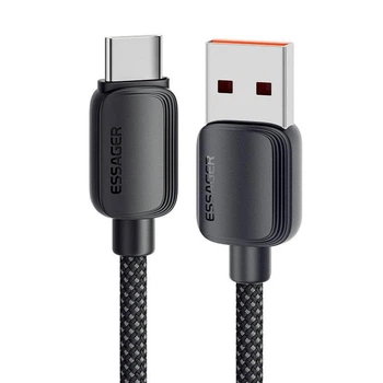 Кабель Essager Weilan USB-A - Type-C 100W/7A Fast Charging Cable 3м black