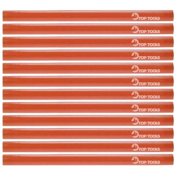Карандаш Top Tools (180 мм, 12 шт) НВ столярный (25320)