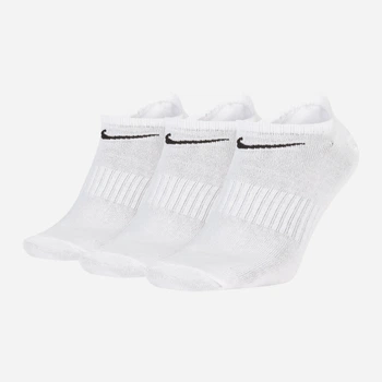 Набор мужских носков коротких хлопковых Nike U Nk Everyday Ltwt Ns SX7678-100 38-42 (M) 3 пары (888407239281)