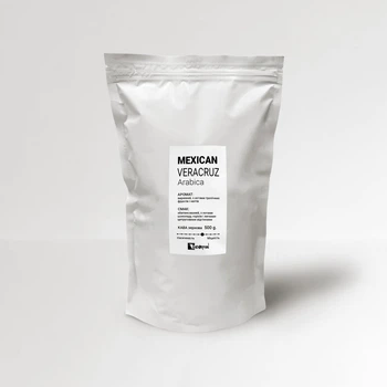 MEXICAN VERACRUZE кофе зерновой МЕКСИКА ВЕРАКРУС Арабика 500 г Свежеобжаренный кофе Моносорт