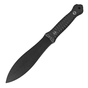 Ніж фіксований Blade Brothers Knives Кіммерієць (довжина: 280мм, лезо: 160мм, чорне), чорний