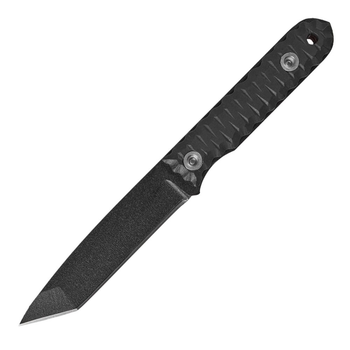 Ніж фіксований Blade Brothers Knives Чибі (довжина: 202мм, лезо: 100мм, чорне), чорний