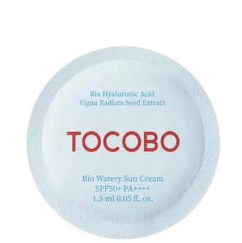 Крем-молочко Tocobo Bio Watery Sun Cream SPF50+ PA++++ солнцезащитное 1.5 мл