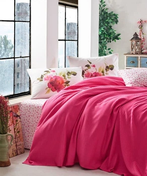 Набір постільної білизни та покривало-піке Cotton Box Garden Rose 220x230x1см (CB_010077551)