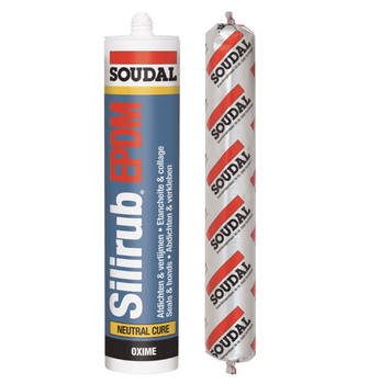 Герметик силиконовый Soudal Silirub EPDM черный 600мл (0000200000000316E6)