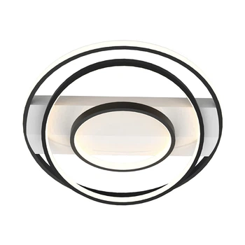 Светильник LED smart NITRO+пульт 100W 3000-5000K IP20 бело-черный круг ( 220835 )