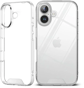 Силиконовый чехол SpaceAcrylic iPhone 17 (прозрачный) (44390)