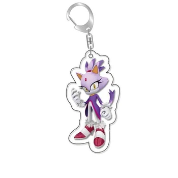 Акриловый брелок Кошка Блейз из мультфильма Соник Sonic