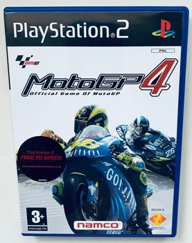 MotoGP 4, английская версия - диск для PlayStation 2, Б/У