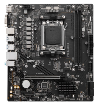 Материнська плата MSI Pro B650M-B Socket AM5 ( microATX )
