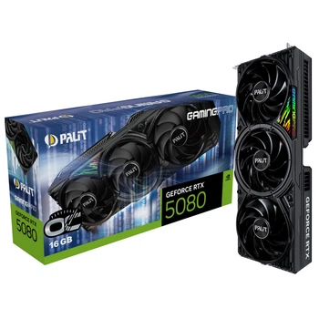 Відеокарта GF RTX 5080 16 GB GDDR7 GamingPro OC Palit (NE75080S19T2-GB2031A) ( Black )